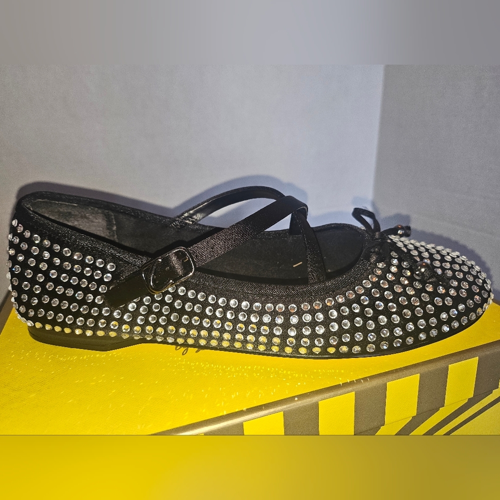 Sam Edelman Black Studded Flats